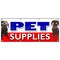 Signmission PET SUPPLIES BANNER SIGN pets accessories fish bird cat dog supply B-96 Pet Supplies - alternate 1